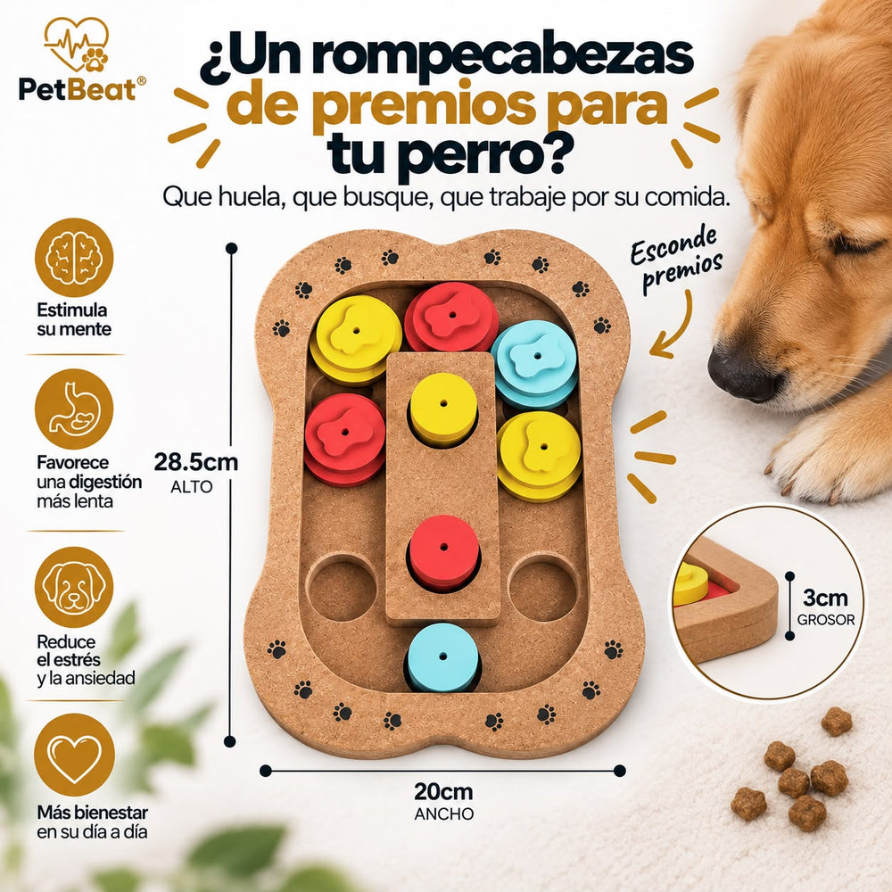PetBeat® Rompecabezas Interactivo — Estimula su Mente y Reduce el Aburrimiento
